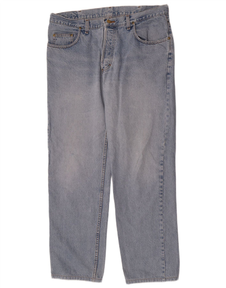 Lee Mens Chicago Straight Jeans W38 L31 Blue Cotton