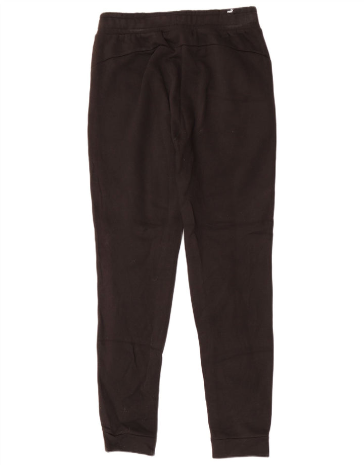 Puma Mens Tracksuit Trousers Joggers Medium Black Cotton