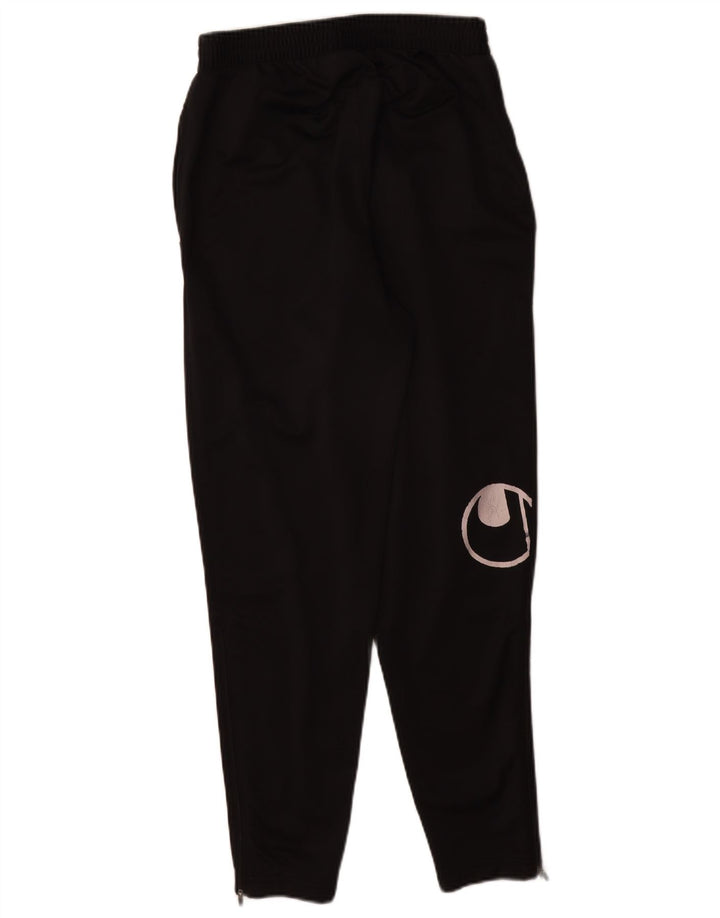 Uhlsport Mens Graphic Tracksuit Trousers Small Black Polyester