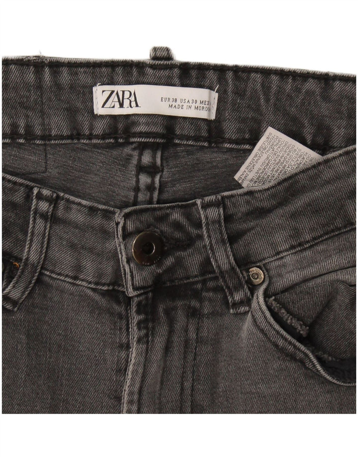 Zara Mens Skinny Jeans EU 38 Small W30 L28 Grey