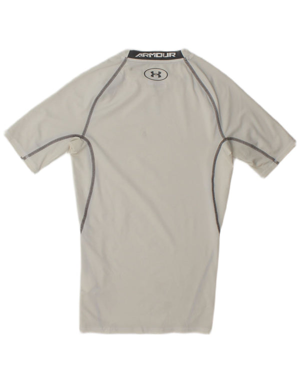 Under Armour Mens T-Shirt Top Small Grey Polyester