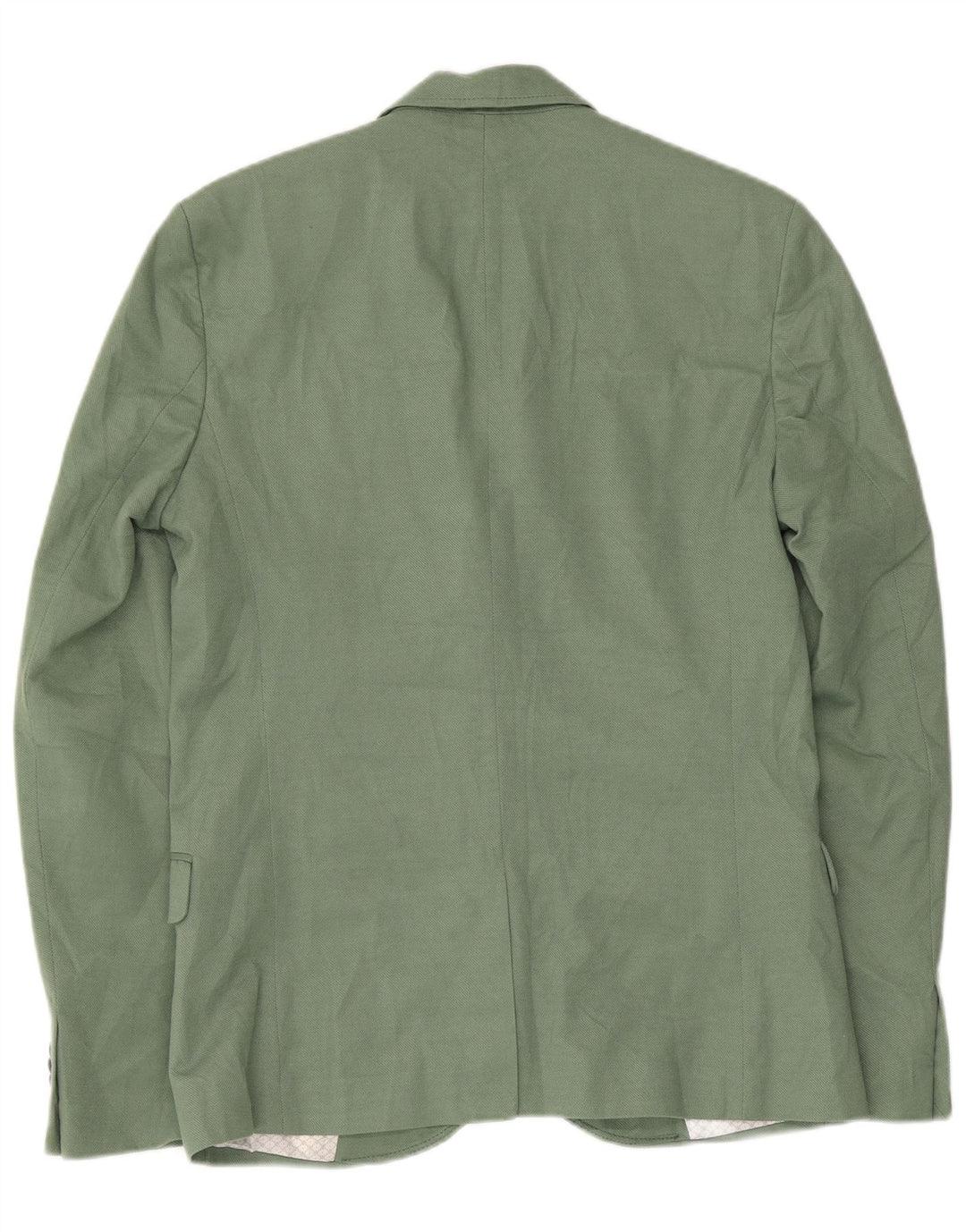 ZARA Mens 2 Button Blazer Jacket UK 40 Large Green