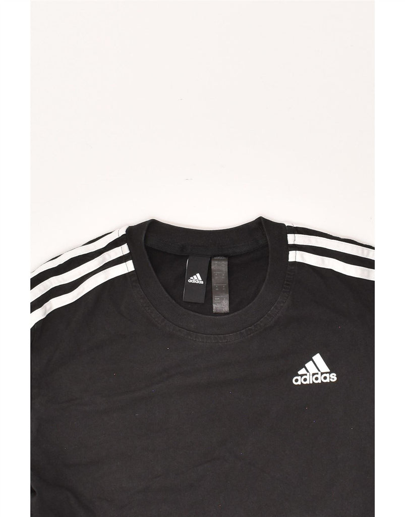 ADIDAS Mens T-Shirt Top XS Black Cotton | Vintage Adidas | Thrift | Second-Hand Adidas | Used Clothing | Messina Hembry 