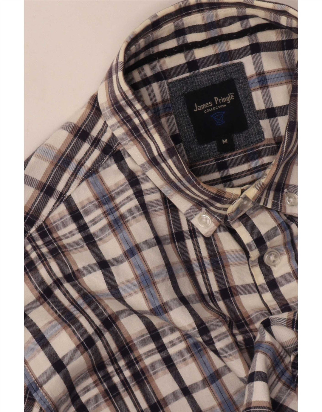 James Pringle Mens Shirt Medium Multicoloured Check