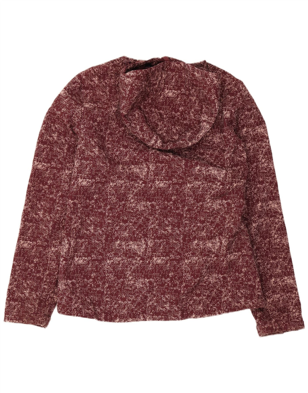 Mountain Warehouse Womens Windbreaker Jacket UK 12 Medium Burgundy Flecked