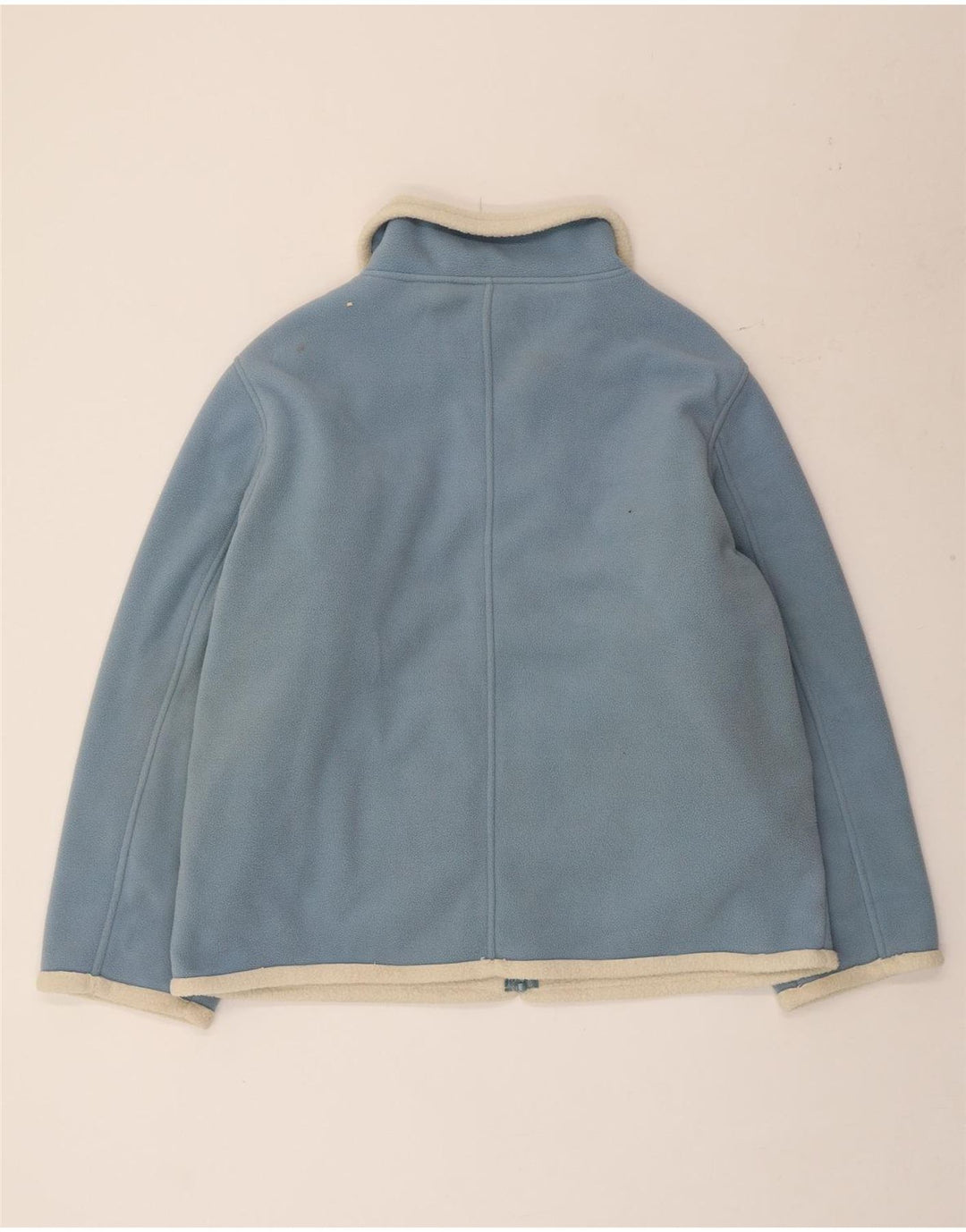 Vintage Mens Fleece Jacket UK 42 XL Blue Polyester