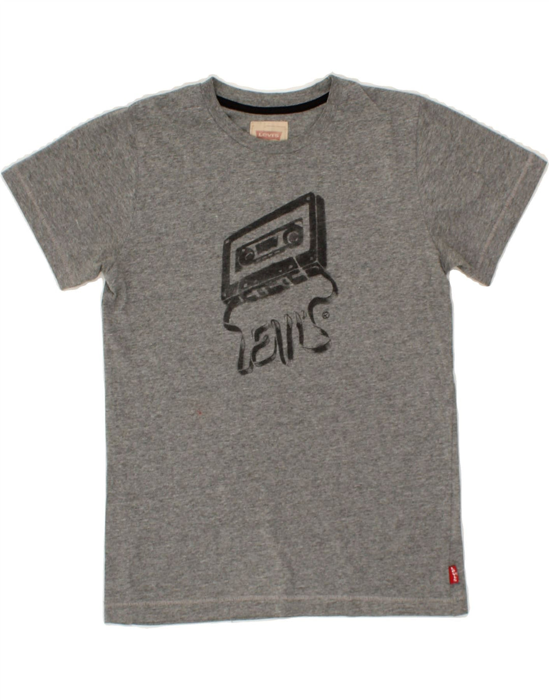 LEVI'S Boys Graphic T-Shirt Top 11-12 Years Grey Cotton Vintage Levi's and Second-Hand Levi's from Messina Hembry 