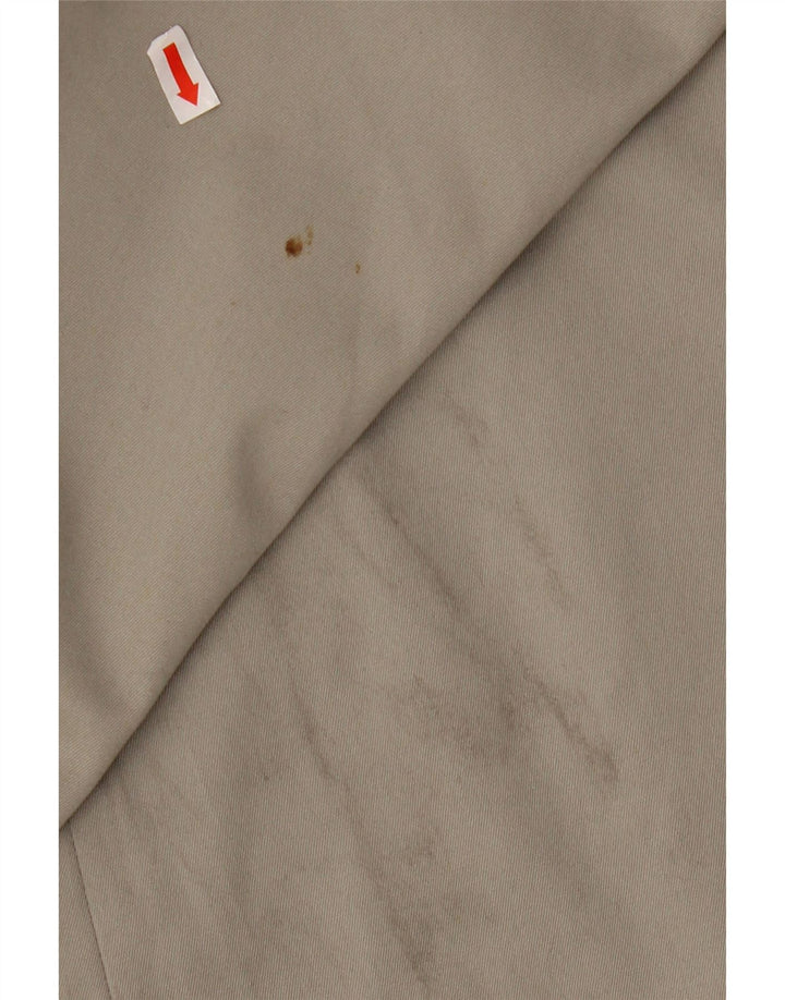 VINTAGE Mens Loose Fit Raincoat IT 49 Medium Grey Polyester