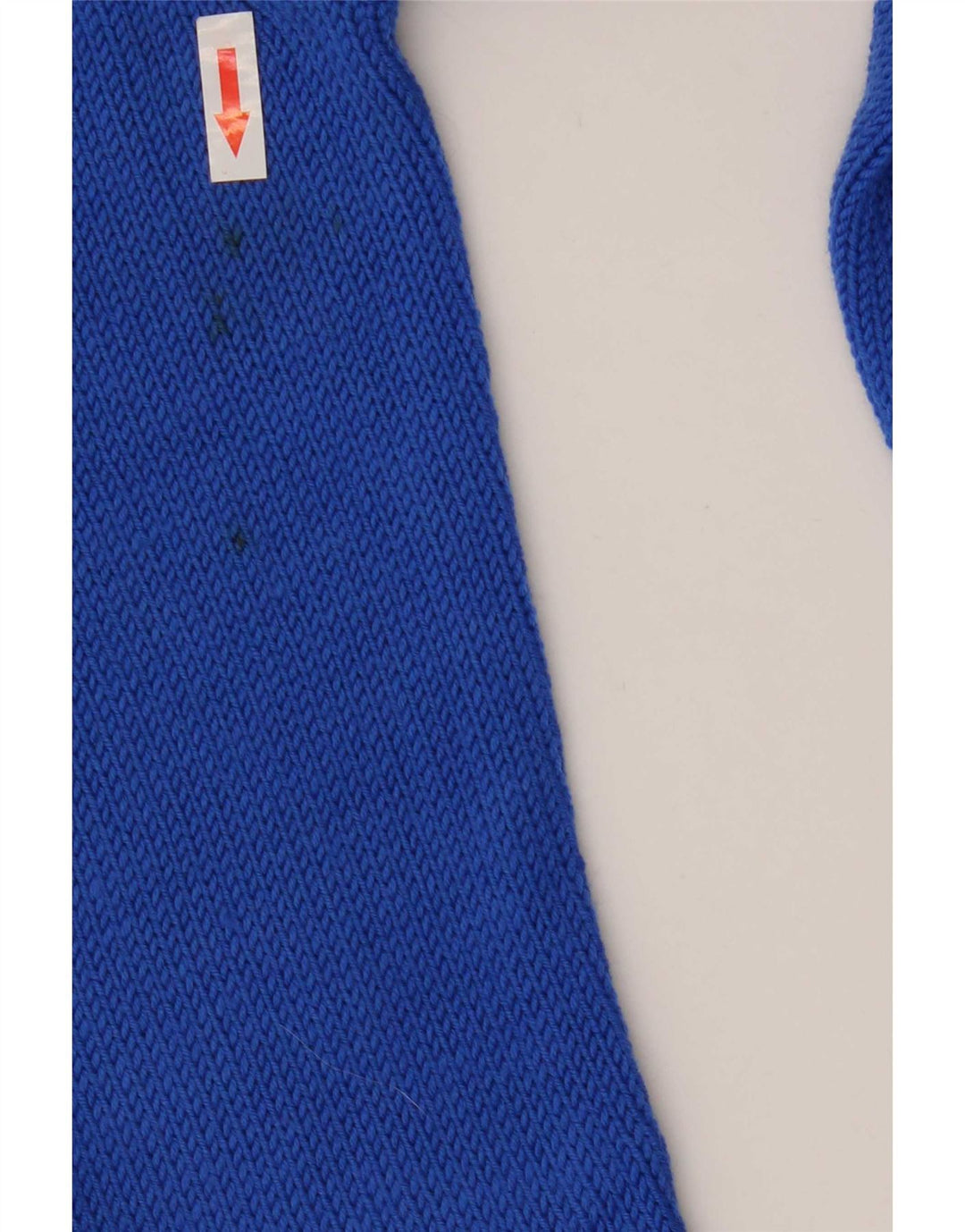 Vintage Mens V-Neck Jumper Sweater Medium Blue