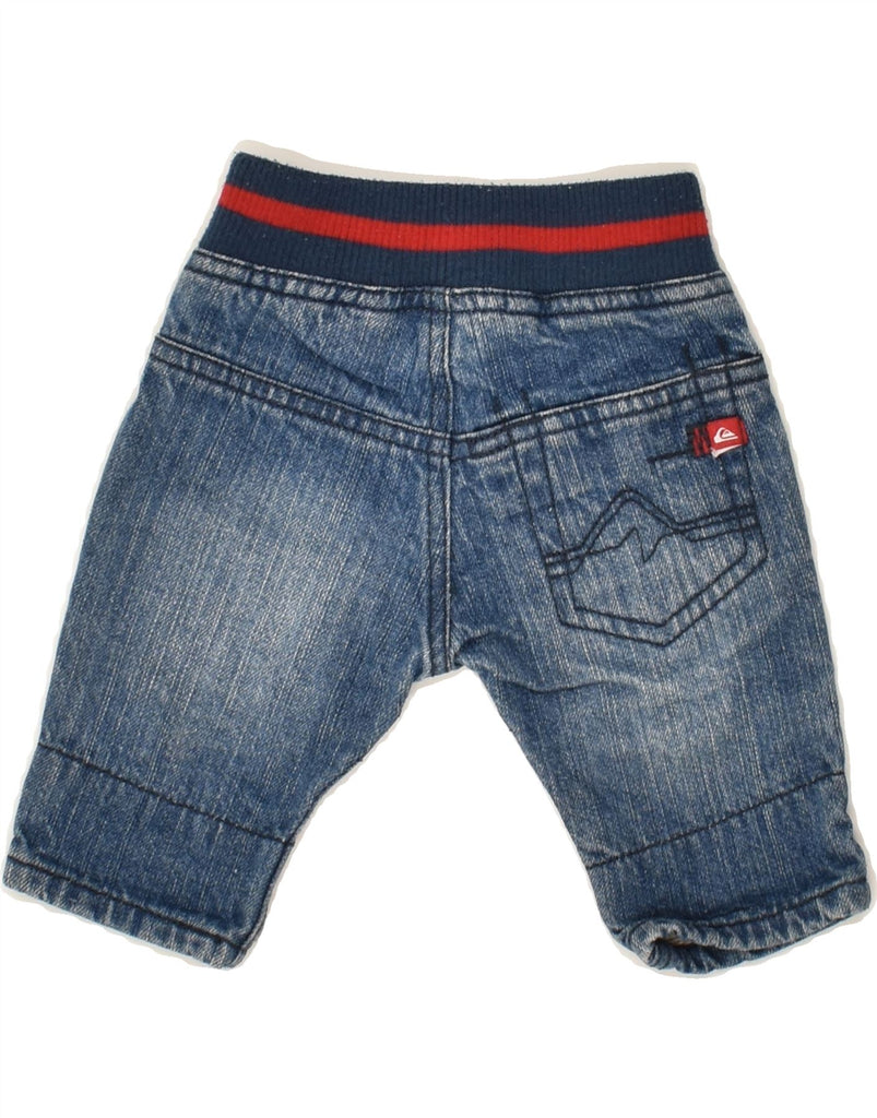 QUIKSILVER Baby Boys Straight Jeans 0-3 Months W16 L6 Navy Blue | Vintage Quiksilver | Thrift | Second-Hand Quiksilver | Used Clothing | Messina Hembry 