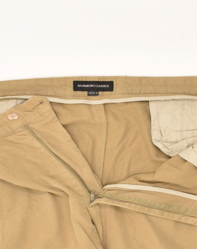 MARLBORO CLASSICS Womens Straight Chino Trousers EU 54 3XL W42 L33 Beige | Vintage Marlboro Classics | Thrift | Second-Hand Marlboro Classics | Used Clothing | Messina Hembry 