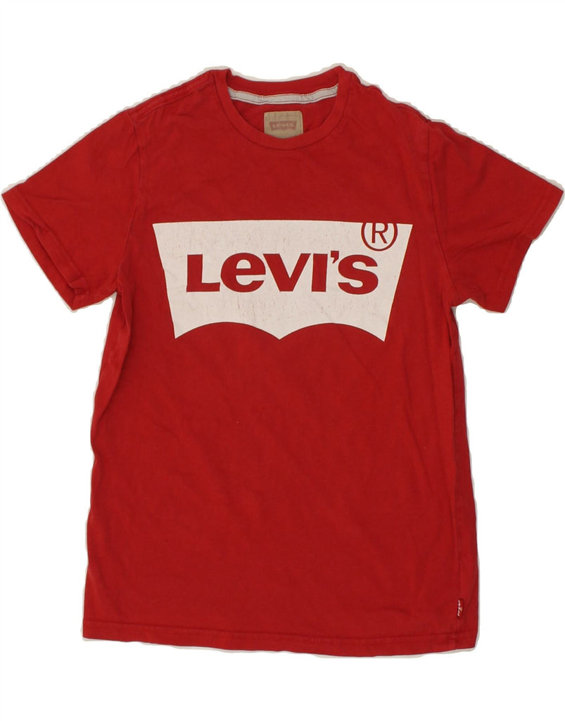 LEVI'S Boys Graphic T-Shirt Top 13-14 Years Red Cotton | Vintage Levi's | Thrift | Second-Hand Levi's | Used Clothing | Messina Hembry 