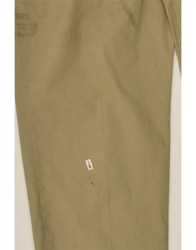 DICKIES Mens Slim Chino Trousers W48 L30  Beige Polyester Vintage Dickies and Second-Hand Dickies from Messina Hembry 