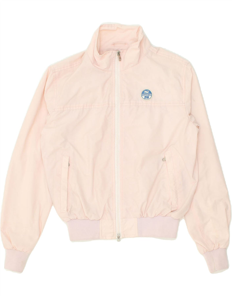 NORTH SAILS Womens Bomber Jacket UK 8 Small Pink Polyamide | Vintage North Sails | Thrift | Second-Hand North Sails | Used Clothing | Messina Hembry 