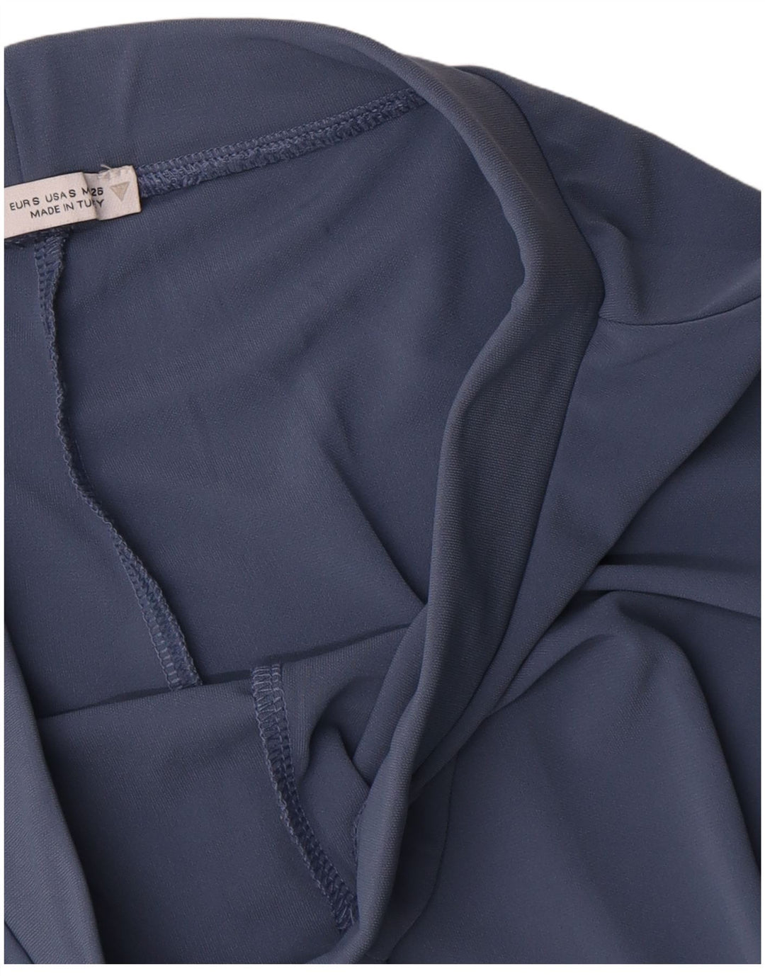 Zara Womens High Waist Tracksuit Trousers UK 8 Small Blue Polyester