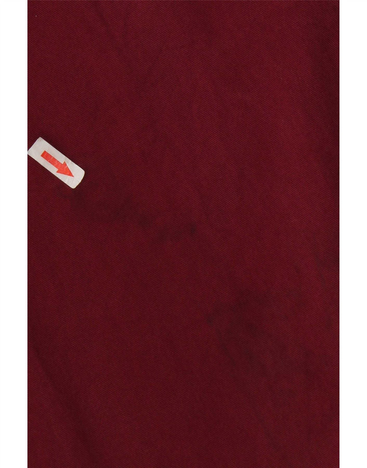 Columbia Mens Shirt 2XL Burgundy Cotton