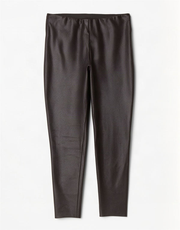Zara Womens Skinny Casual Trousers Large W30 L27 Black Spotted Polyester