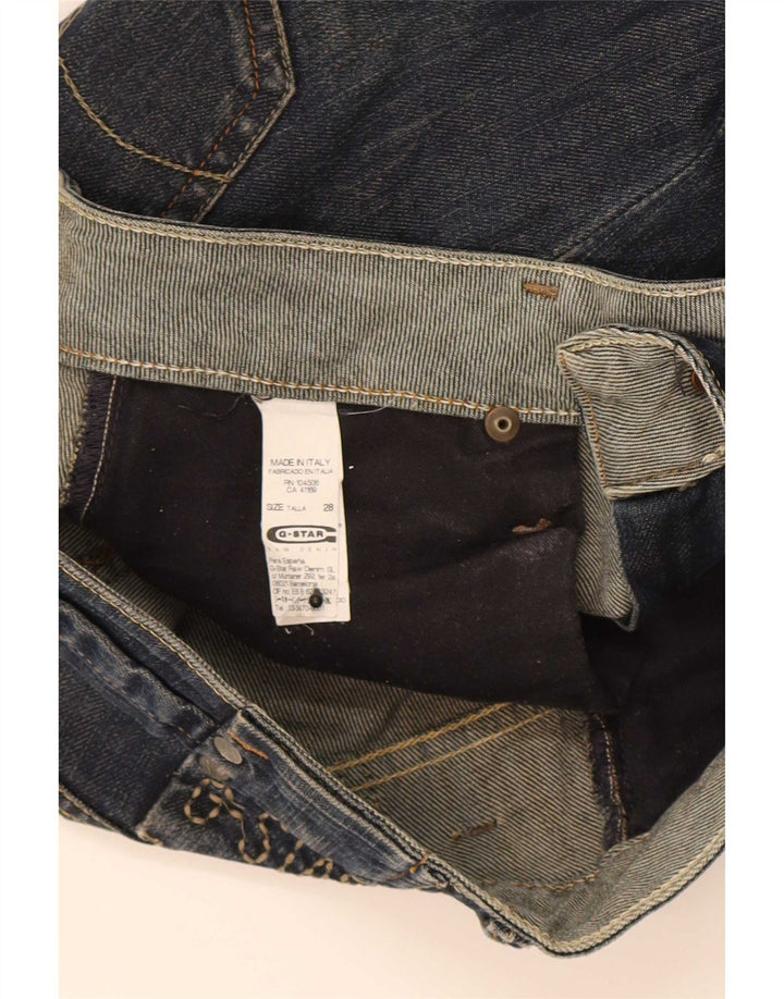 G-Star Womens Cropped Jeans W28 L25 Navy Blue Cotton