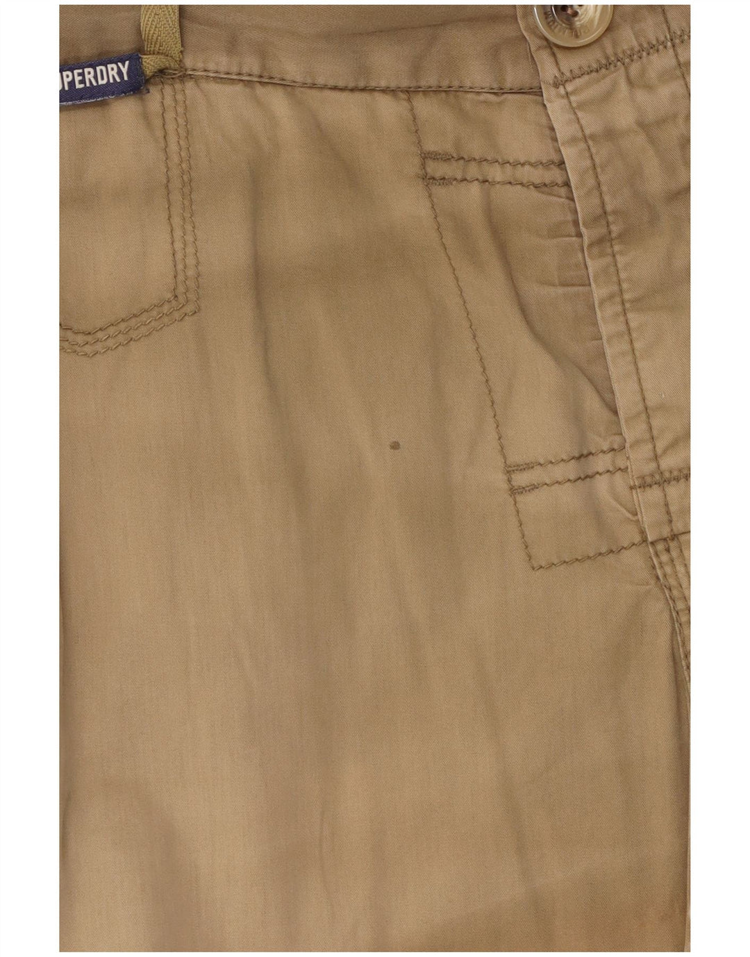 Superdry Mens Chino Shorts Medium W32 Beige Cotton