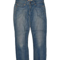 LEVI'S Womens Slim Jeans  W29 L34 Blue Cotton | Vintage Levi's | Thrift | Second-Hand Levi's | Used Clothing | Messina Hembry 