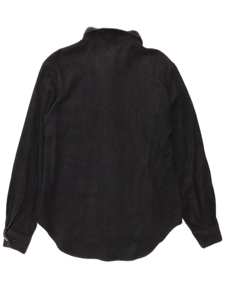 Armani Jeans Womens Shirt UK 14 Large  Black