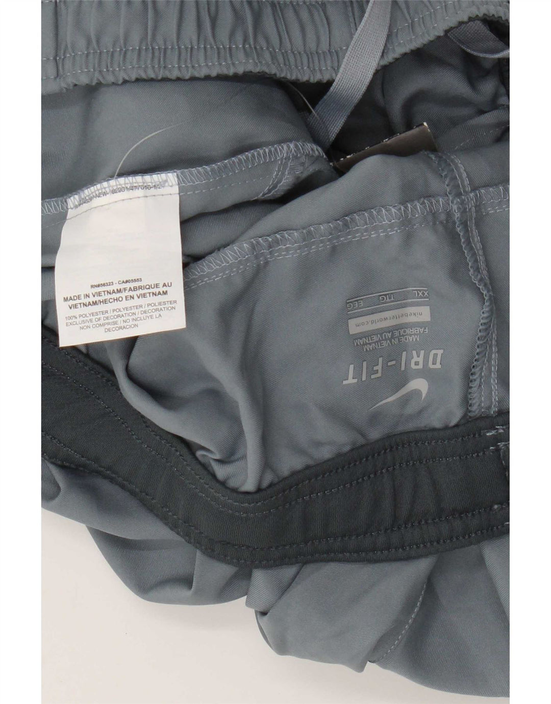 Nike Mens Dri Fit Sport Shorts 2XL  Grey Polyester