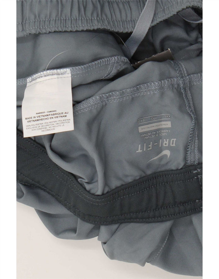 Nike Mens Dri Fit Sport Shorts 2XL  Grey Polyester