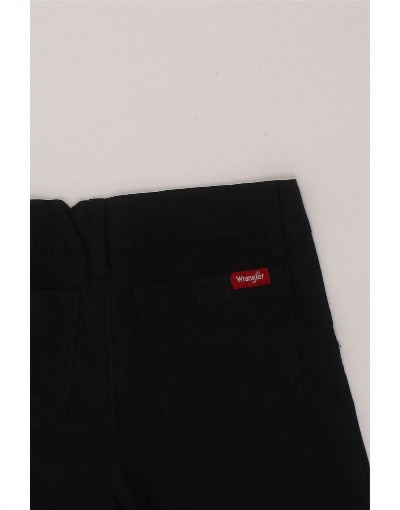WRANGLER Boys Chino Shorts 4-5 Years W22  Black Polyester Vintage Wrangler and Second-Hand Wrangler from Messina Hembry 