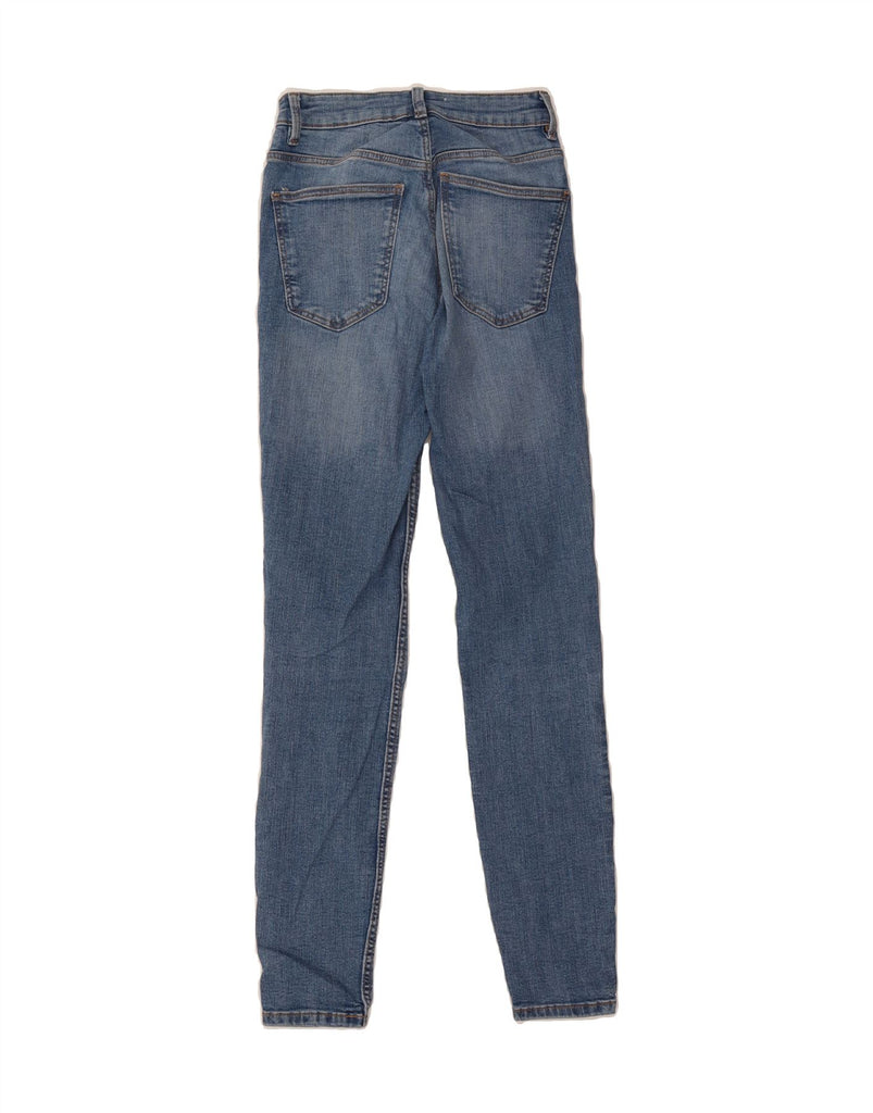 ZARA Womens High Rise Skinny Jeans EU 34 XS W24 L28 Blue Vintage Zara and Second-Hand Zara from Messina Hembry 