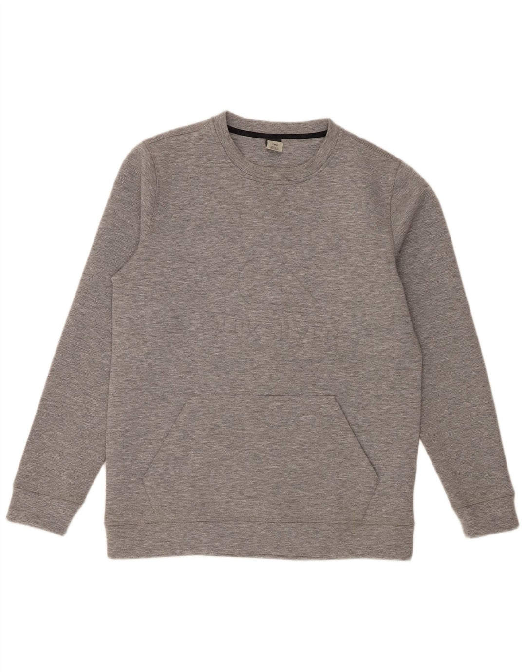 Quiksilver Mens Graphic Sweatshirt Jumper Large Grey Polyester