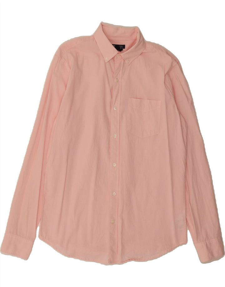 GAP Mens Standard Fit Shirt Small Pink Cotton Vintage Gap and Second-Hand Gap from Messina Hembry 