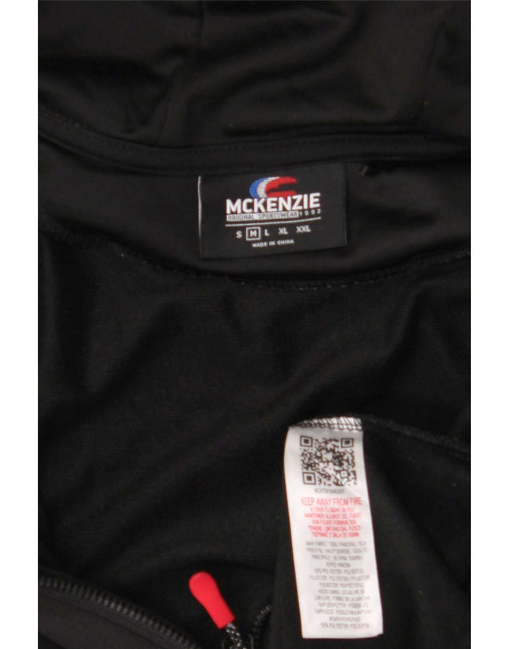 Mckenzie Mens Zip Hoodie Sweater Medium Black Polyester