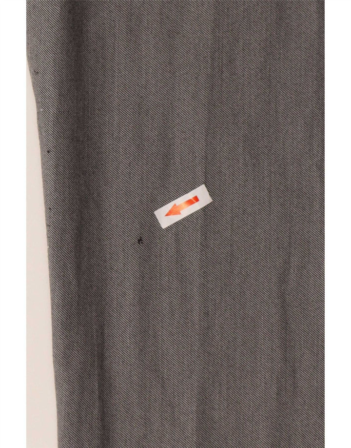 Zara Mens Slim Chino Trousers EU 38 Medium W30 L33 Grey Polyester