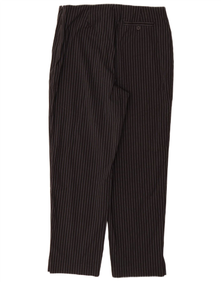 BROOKS BROTHERS Womens 346 Casual Trousers US 12 Large W30 L28 Black