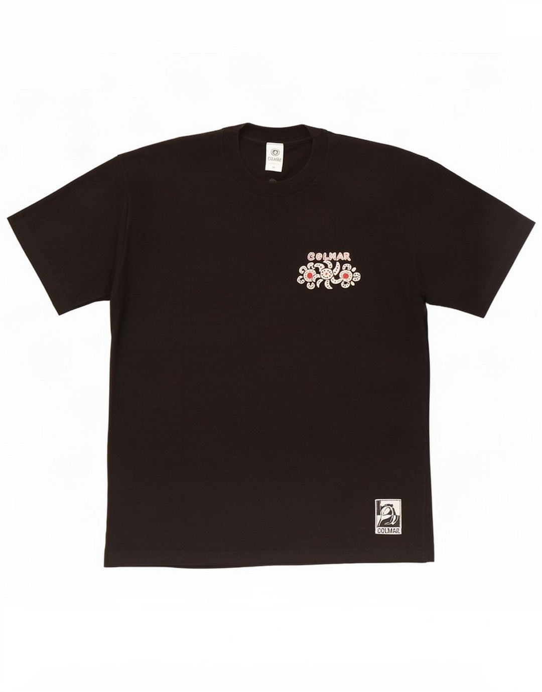 Colmar Mens Graphic T-Shirt Top Medium Black Cotton