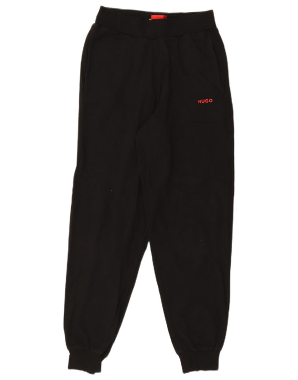 Hugo Boss Mens Tracksuit Trousers Joggers Small  Black Cotton