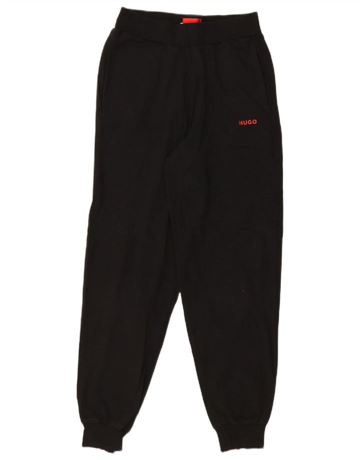 Hugo Boss Mens Tracksuit Trousers Joggers Small  Black Cotton