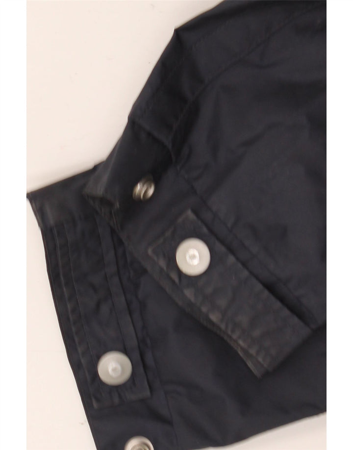 Armani Jeans Mens Rain Jacket UK 40 Large Navy Blue Polyamide