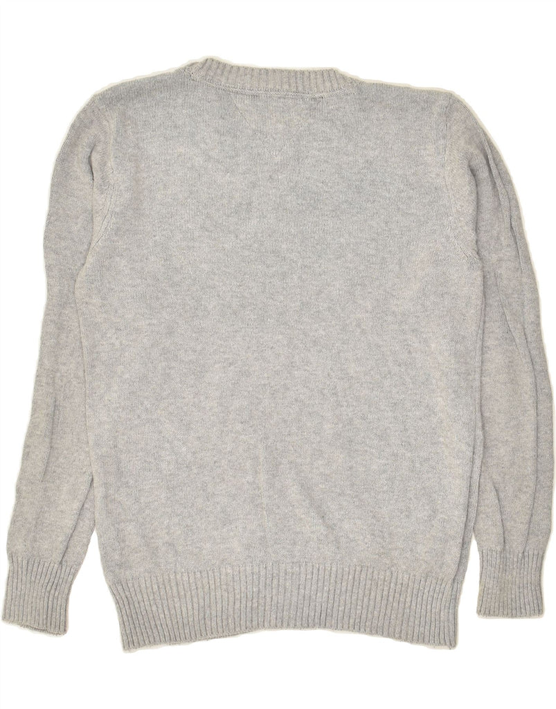 TOMMY HILFIGER Boys Crew Neck Jumper Sweater 12-13 Years Medium Grey | Vintage Tommy Hilfiger | Thrift | Second-Hand Tommy Hilfiger | Used Clothing | Messina Hembry 