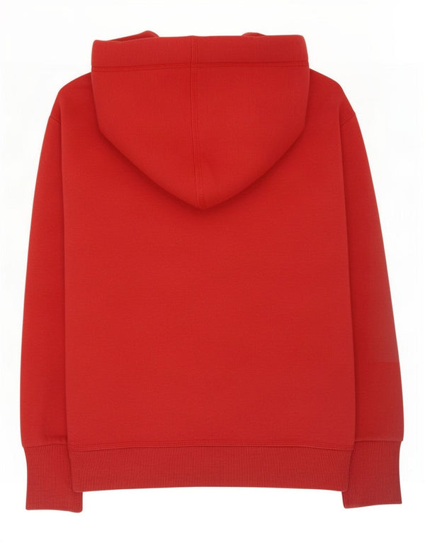 Superdry Womens Graphic Hoodie Jumper UK 6 XS Red Cotton