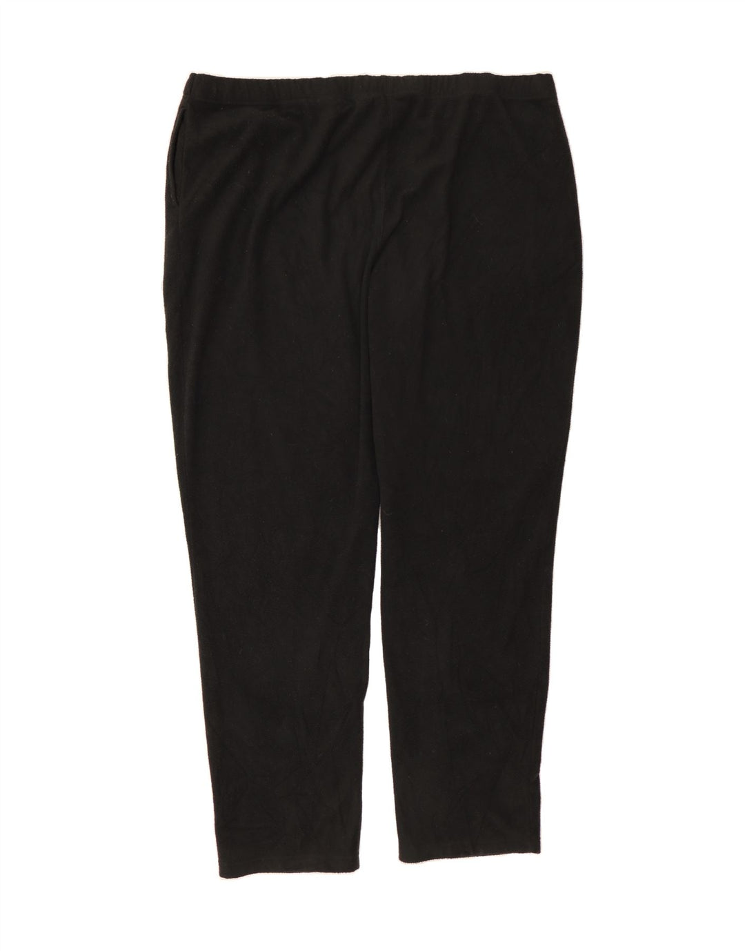 EDDIE BAUER Womens Tall Fleece Leggings UK 22 3XL  Black Polyester Vintage Eddie Bauer and Second-Hand Eddie Bauer from Messina Hembry 