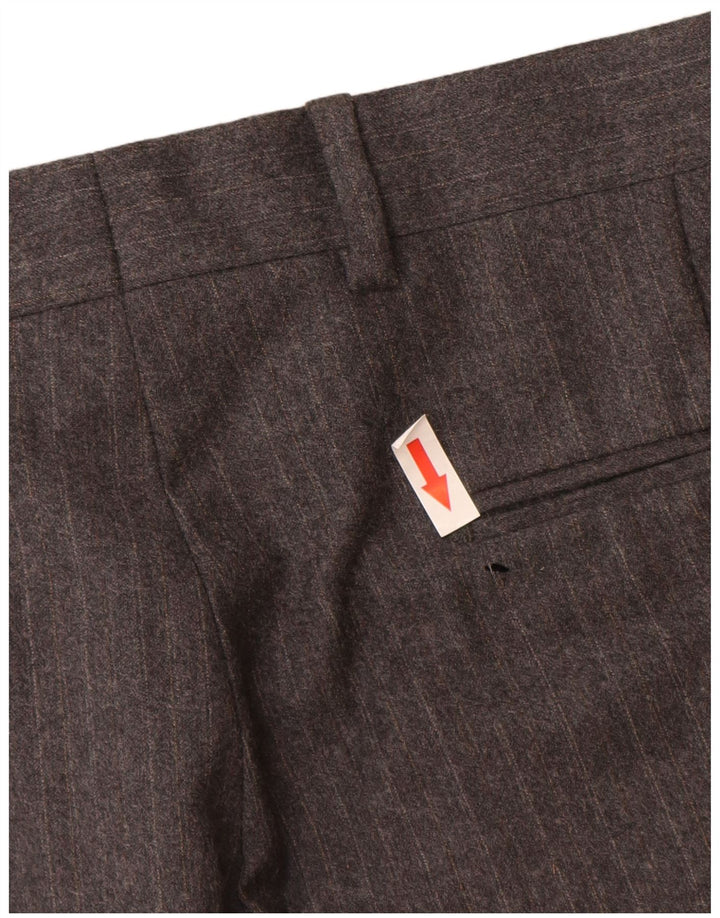 Valentino Mens 3 Button 2 Piece Suit IT 48 Medium W32 L29 Grey Pinstripe