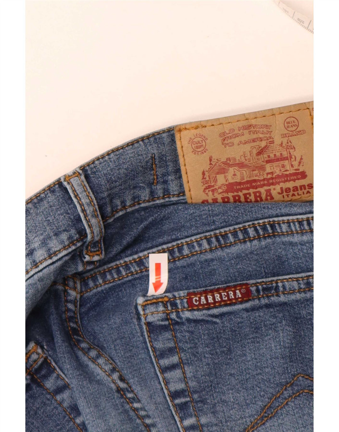 Carrera Mens 700 Regular Slim Jeans W31 L34 Blue Cotton