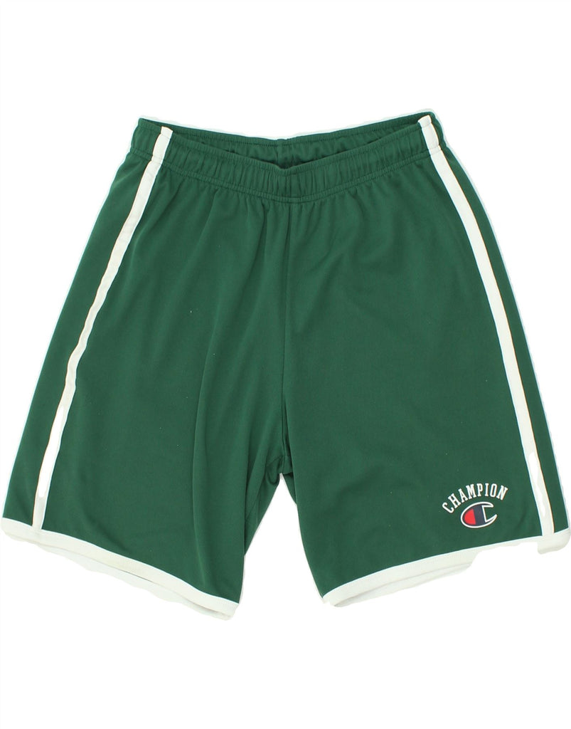 CHAMPION Boys Sport Shorts 13-14 Years XL  Green | Vintage Champion | Thrift | Second-Hand Champion | Used Clothing | Messina Hembry 