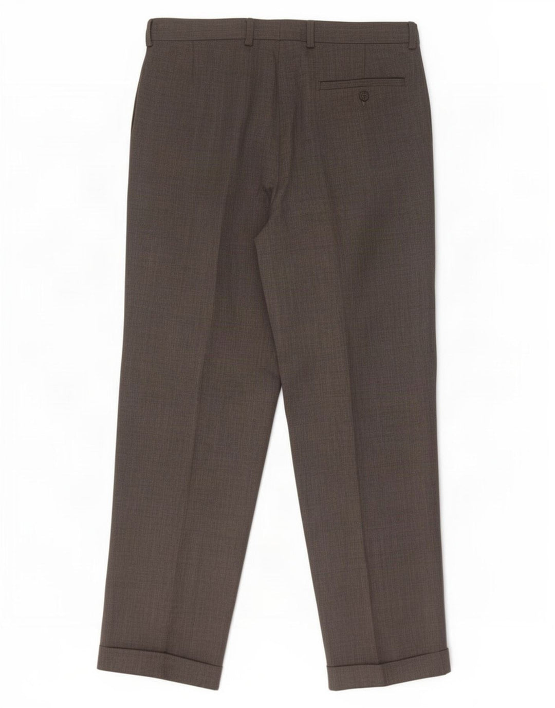 Marks & Spencer Mens Pegged Suit Trousers W34 L31 Grey Polyester