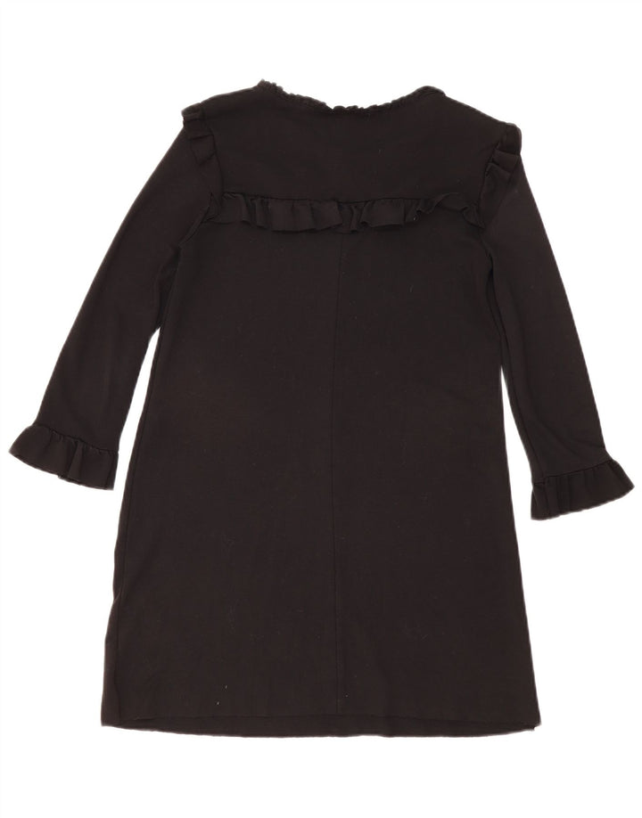 Zara Womens Jumper Dress UK 10 Small Black