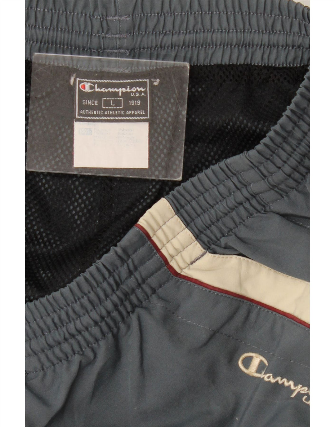 Champion Mens Tracksuit Trousers Large  Grey Polyester