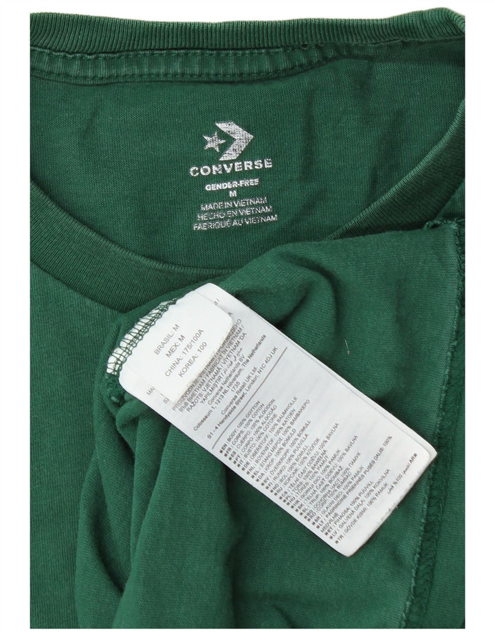 Converse Mens T-Shirt Top Medium Green Cotton
