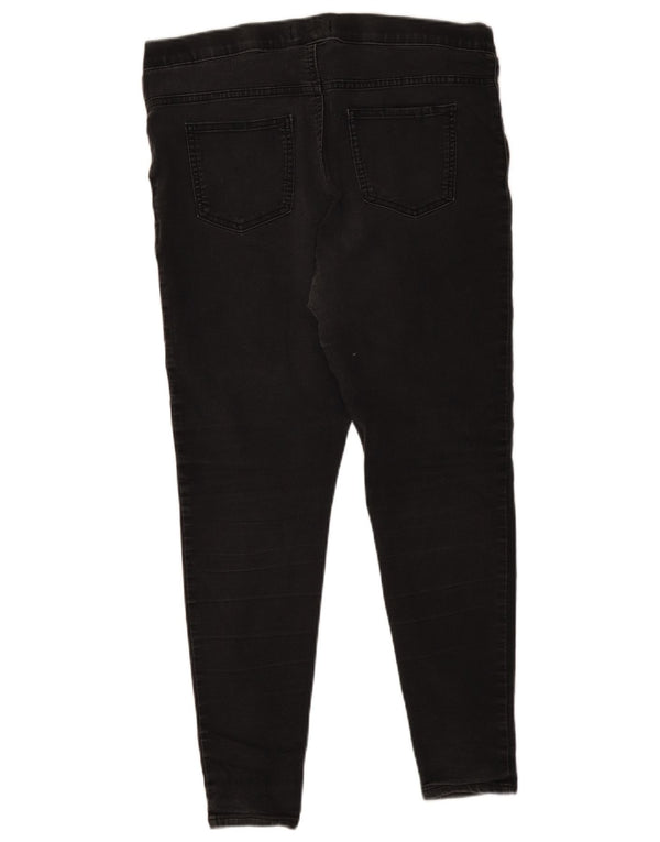 Marks & Spencer Womens Jegging Jeans UK 16 Large W36 L27 Black Cotton