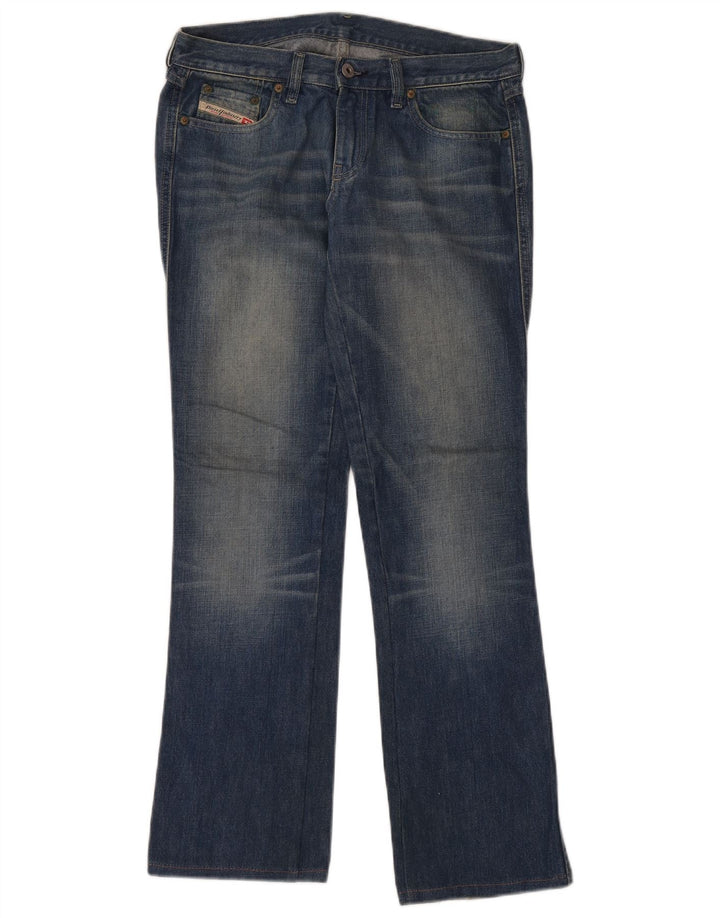 Diesel Womens Bootcut Jeans W32 L32 Blue Cotton